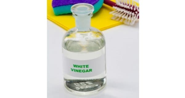 Cleane with white vinegar