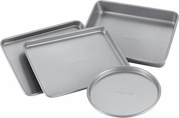 Farberware Bakeware Steel Nonstick Toaster Oven Pan Set