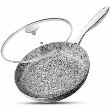 MICHELANGELO 10 Inch Frying Pan with Lid