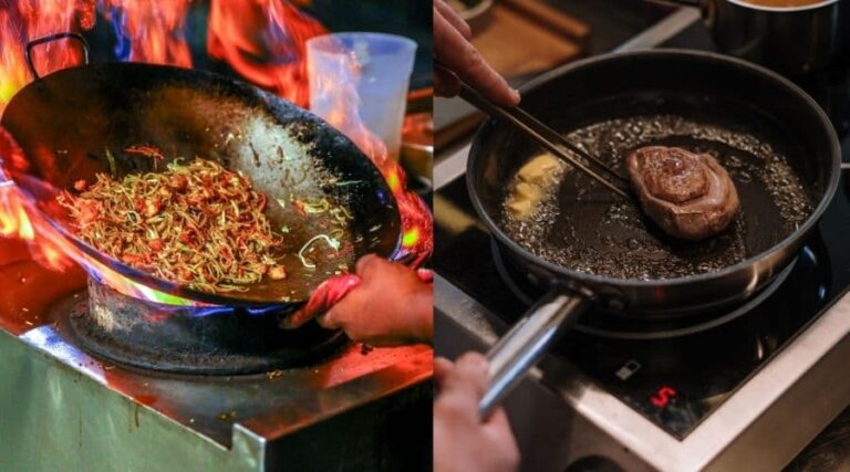 Wok vs frying pan – which one is better?