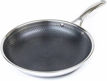 HexClad 10 Inch Hybrid Stainless Steel Frying Pan