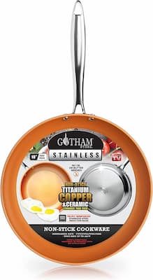 Gotham Steel Stainless Steel Frying Pan