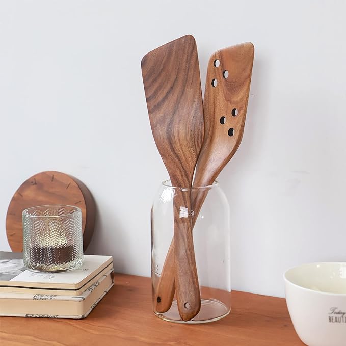 Enhance Your Kitchen with These 5 Unique and Stylish Wooden Spatula Sets