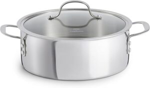 Calphalon Tri-Ply Stainless Steel Cookware, Dutch Oven, 5-quart