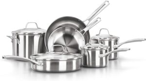 Calphalon Classic™ Stainless Steel 10-Piece Cookware Set