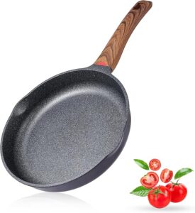 Vinchef Nonstick Frying Pan Anti Scratch,9.5 Inch Skillet Cast Aluminum Cookware, Induction Compatible